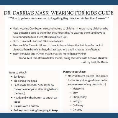 A Guide to Make Mask-Wearing a Snap for Kids!